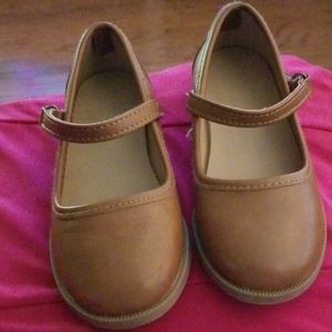 Brown Toddler Girl Casual Shoes